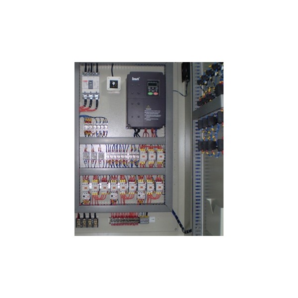 Control cabinet for paint drying technology