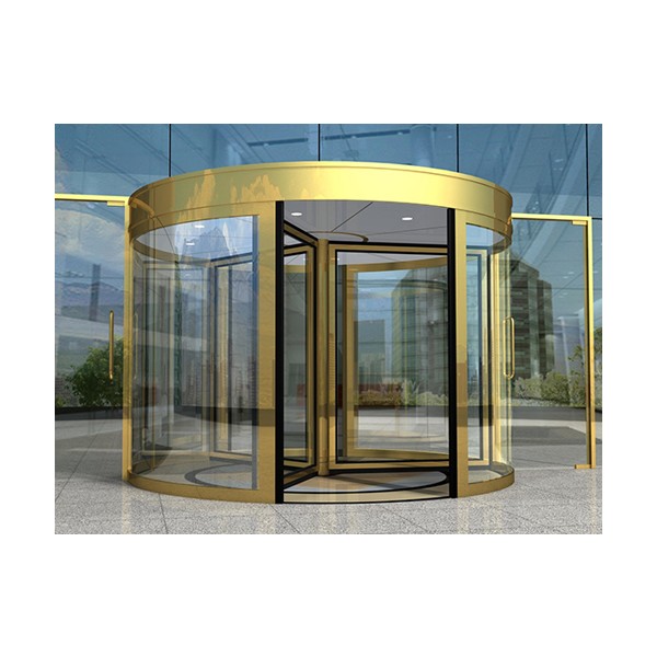 Automatic revolving door