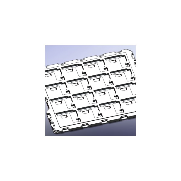 Mold for electronic component trays