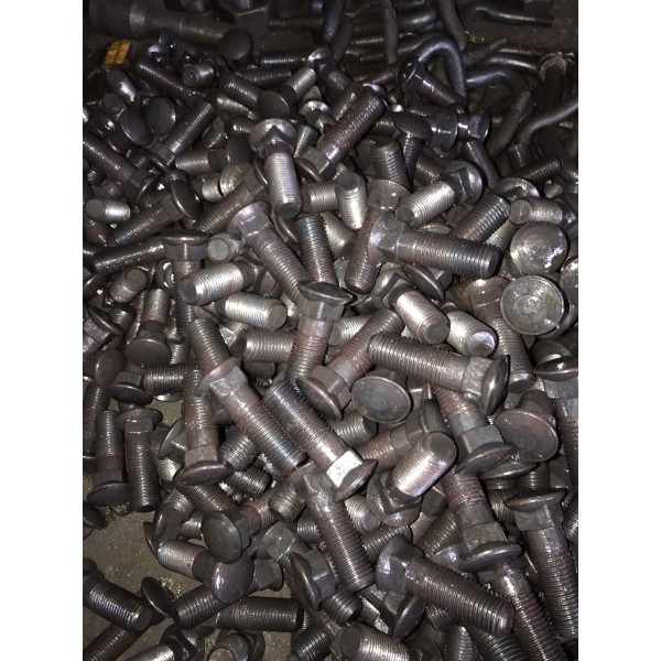 Square neck round head bolt