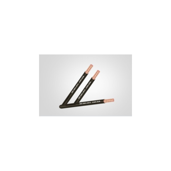 Electrocoated aluminum copper cable