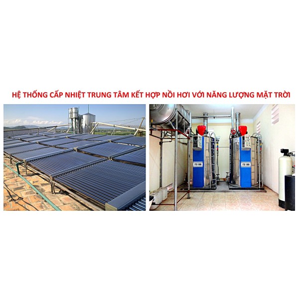 Boiler and Solar Energy Combination Central Heating System
