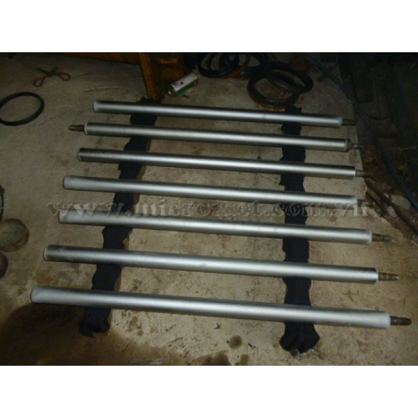 Chrome plating for textile industry roller shafts