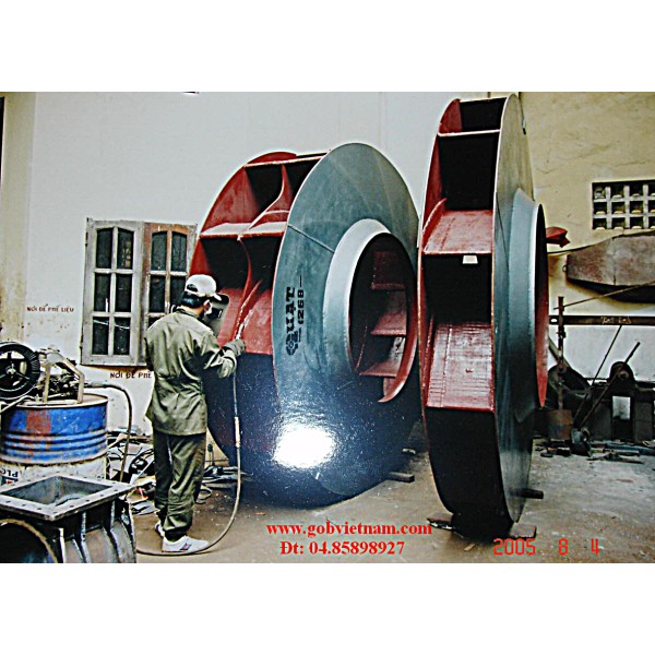 Industrial fan blades