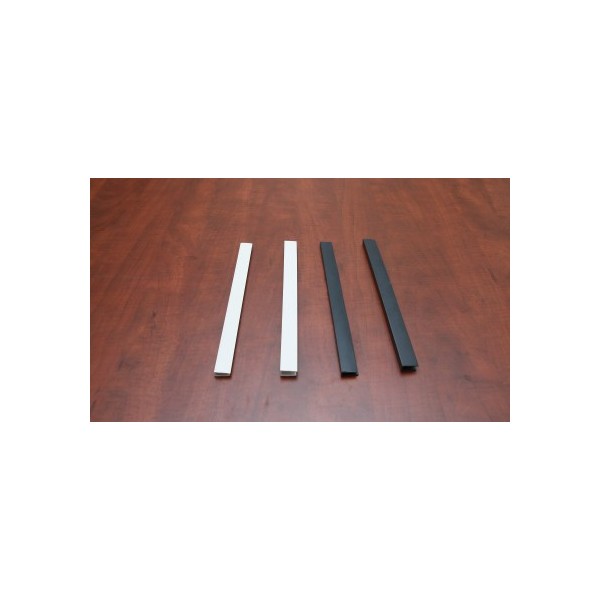 Black, white plastic caps ESD