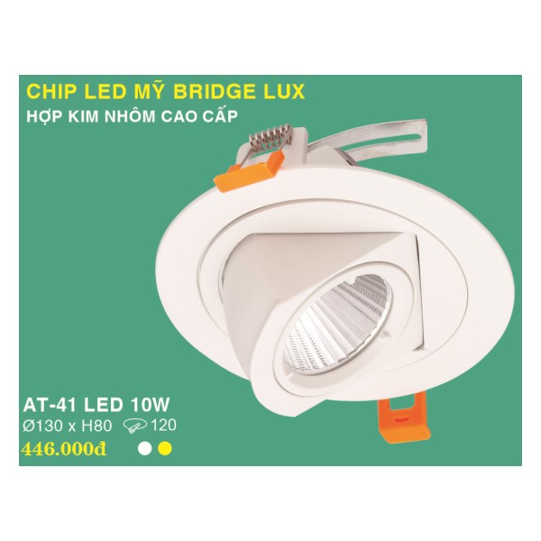 10w ĐÈN LED ÂM TRẦN GÓC NGHIÊNG AT41 HUFA