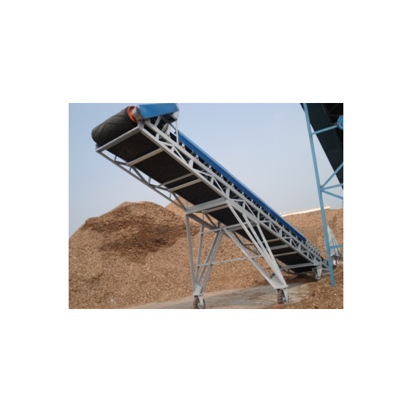 Belt conveyor for the wood processing industry