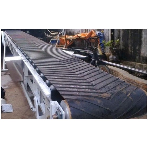 Rubber belt conveyor