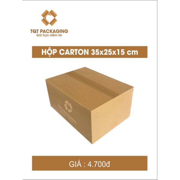 30 : 35X25X15 CM carton box