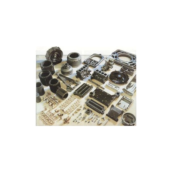 Casting of machine tool parts for a fresh sand casting line