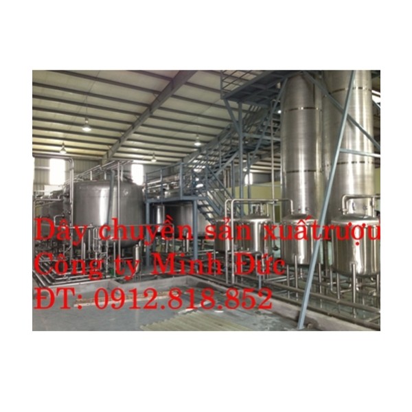 Dây chuyền sản xuất rượu đóng chai