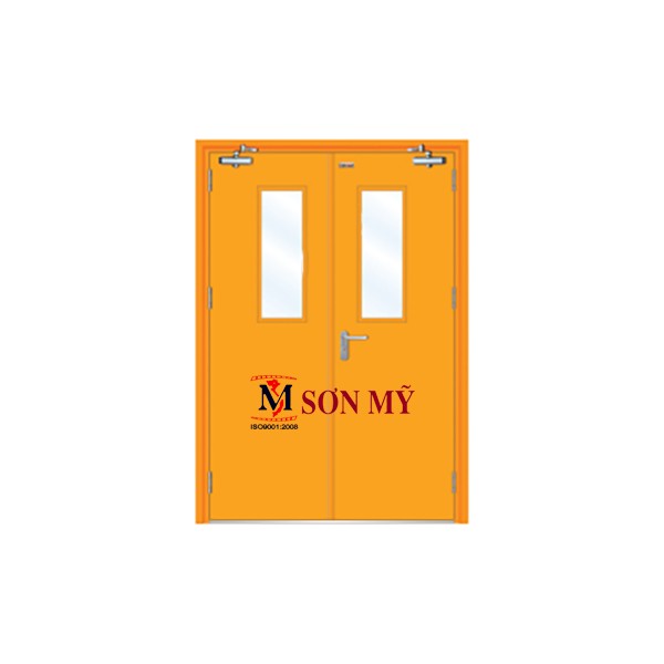 Cửa chống cháy hai cánh SM09