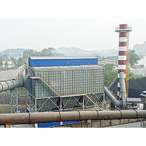 Dust filter with a flow rate of 360,000m3/h at Tan Nguyen metallurgy plant