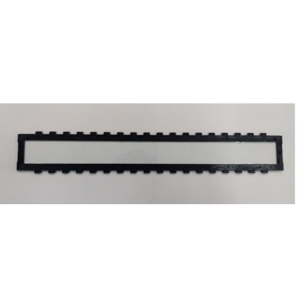 Glass-resin integrated molded part