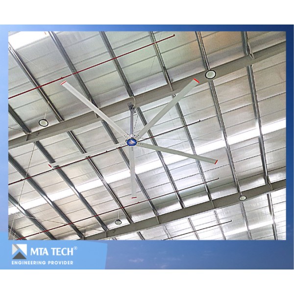 HVLS Quạt trần công nghiệp - MTA Tech 6.7m (22ft)