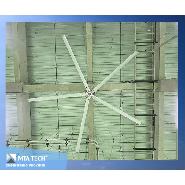 Quạt trần công nghiệp HVLS - MTA Tech 7.2m (24ft)