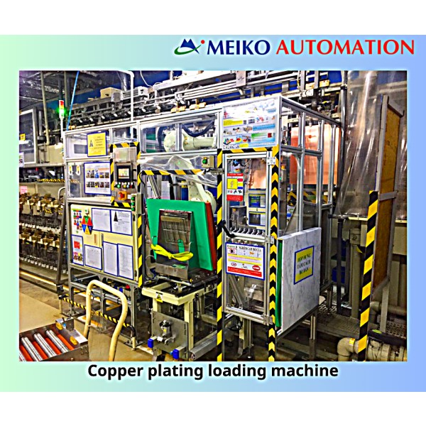 Copper plating loading machine