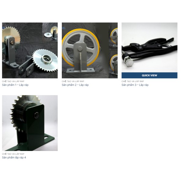 Assembly of finished products