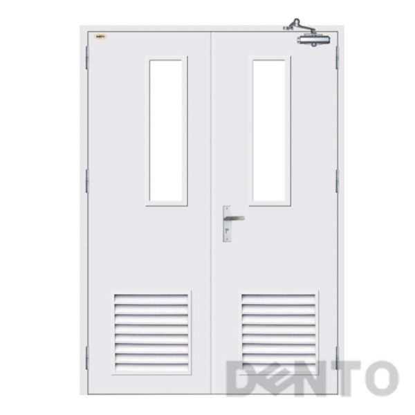 Industrial steel door