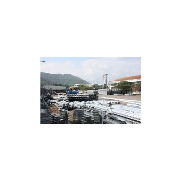 Steel poles for electric power and telecommunications transmission lines