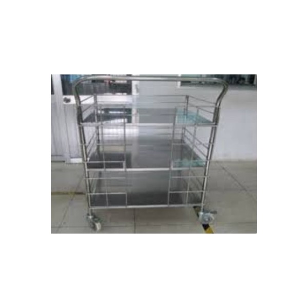 Stainless steel trolley