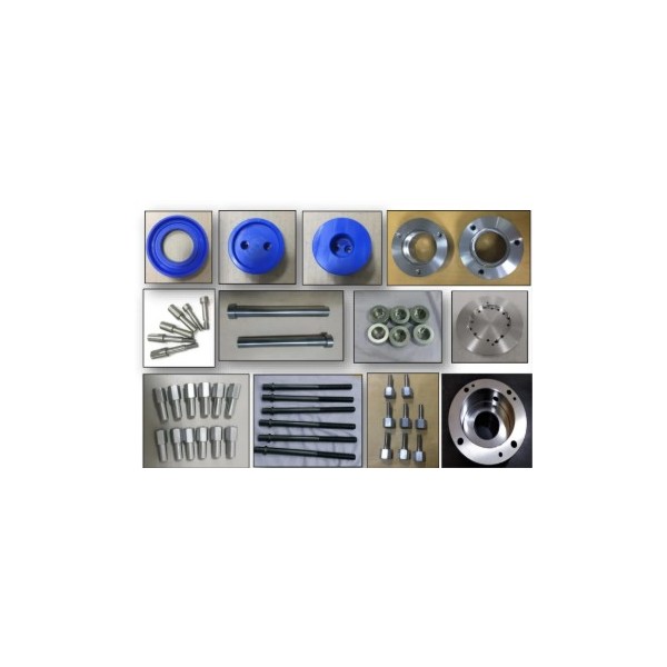 Lathe-machined parts and welded structural parts