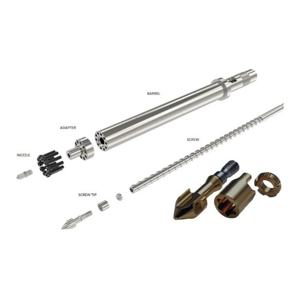 CYLINDER, SCREW PLASTIC INJECTION MACHINE