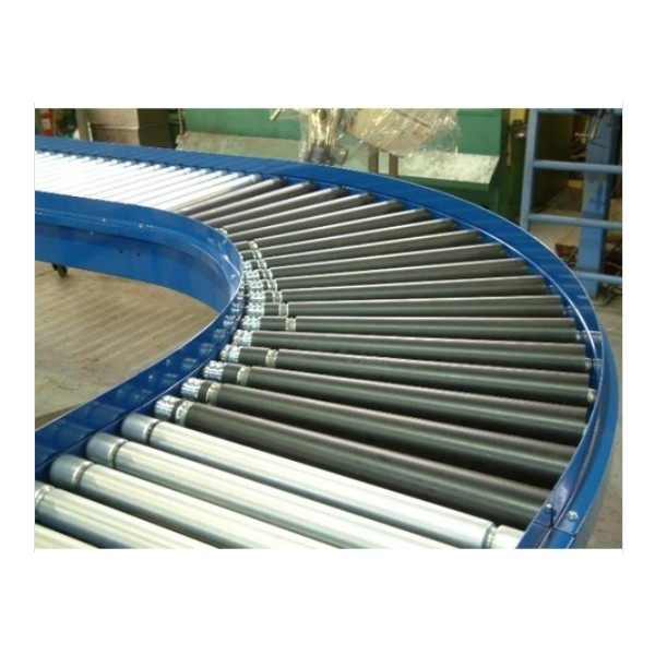 curved roller conveyor