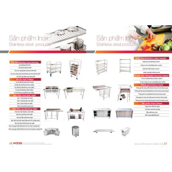 stainless steel products