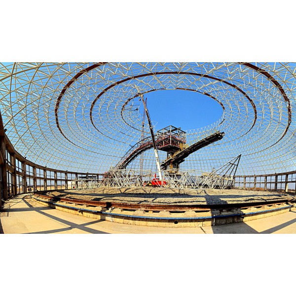 Space frame (truss) and steel structure