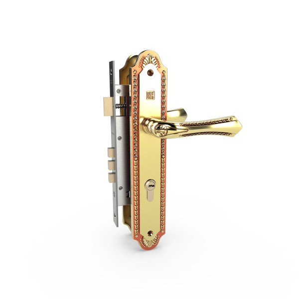 Lever handle lock