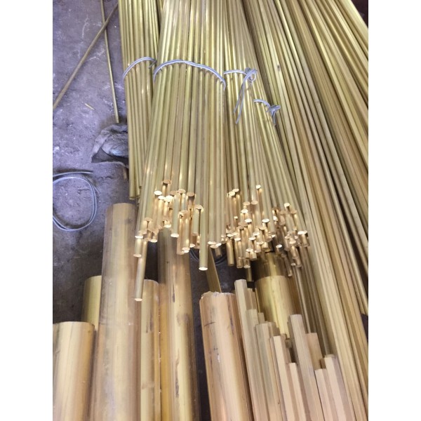 Solid round copper bar