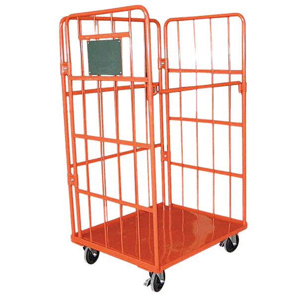 Steel trolley - For use in hotels, restaurants, logistics goods transport