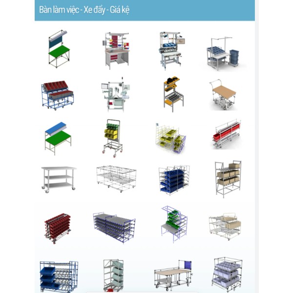 Workbench-Trolley-Shelving