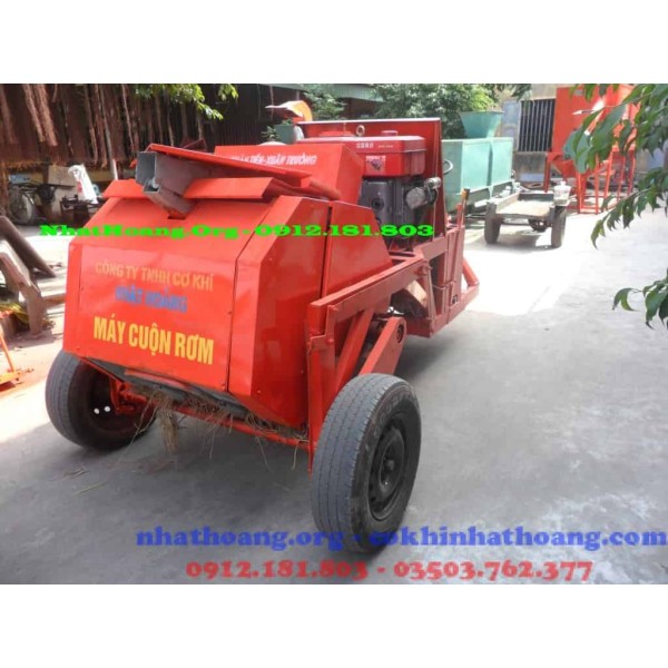 Máy cán dây thừng rơm