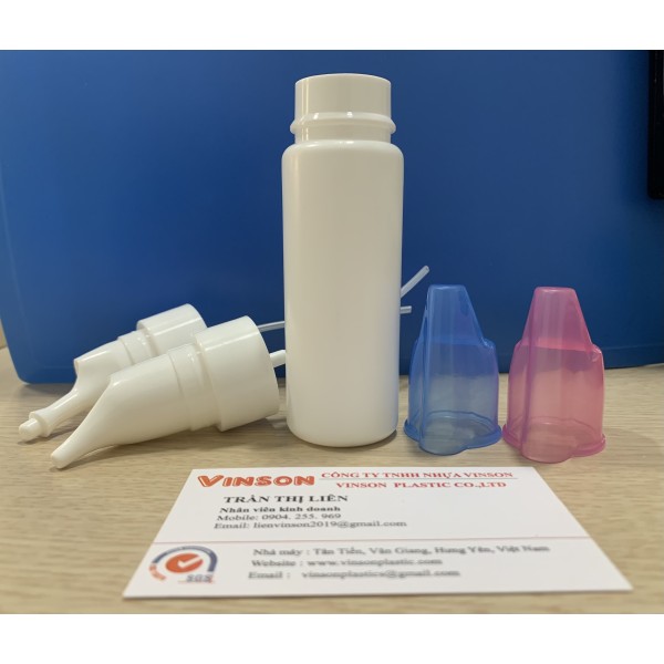 Bộ chai xịt mũi HDPE 70-75ml