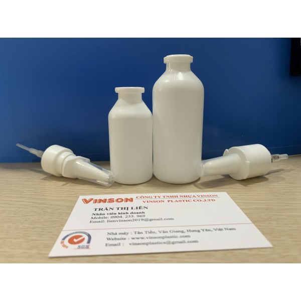 Bộ xịt HDPE 30-50ml dùng cho mũi, họng, tai (Snap-on, Crimp-on)