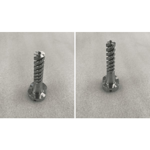 High-precision machining of ball screws