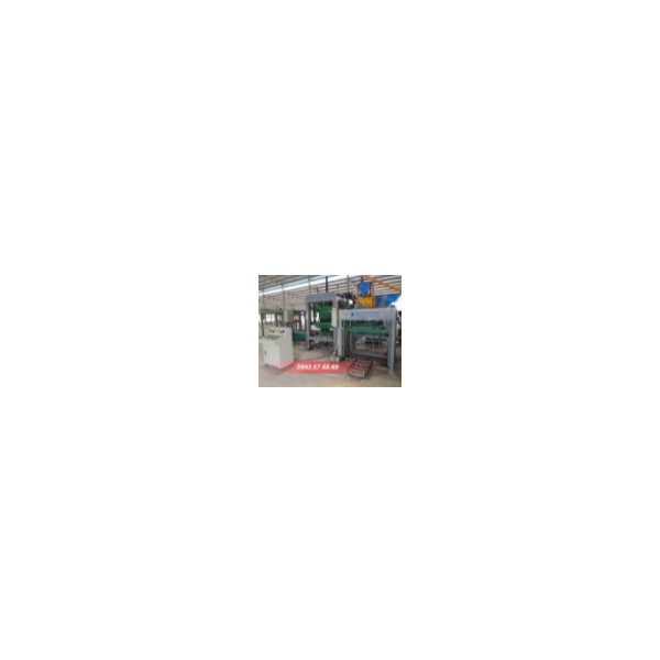 Brick press machine line