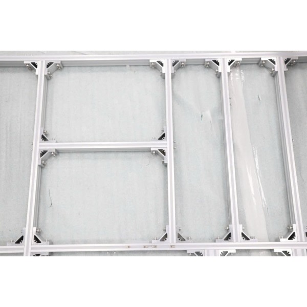 Custom fabrication services available! Fabrication and installation of display racks from aluminum profiles in Vietnam.
