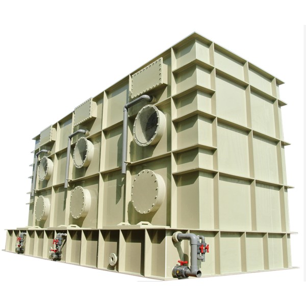 Wet exhaust gas treatment system