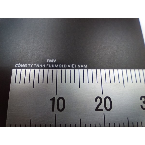 Fine character printing technology