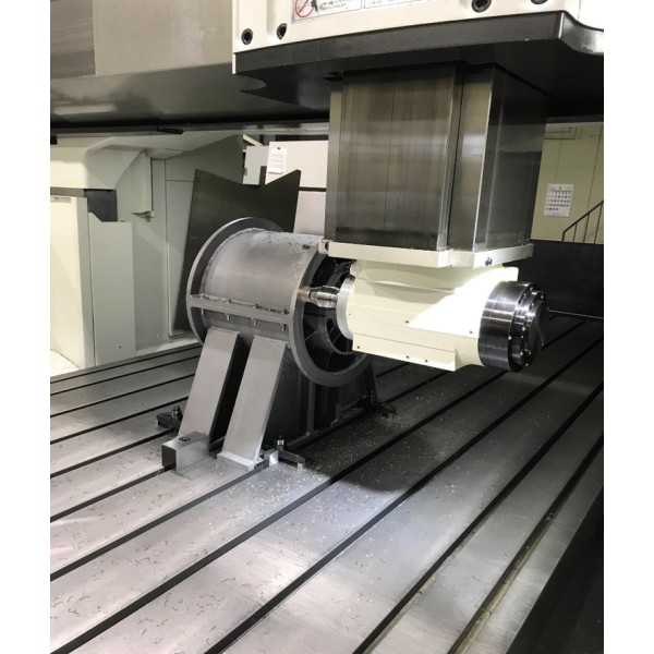 Production of large metal components, Sheet metal processing, 5-sided CNC processing